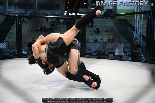 2022-05-07 Milano in the Cage 8 07473 Ravasini Leonardo-Ayoub Nacer - MMA 61kg
